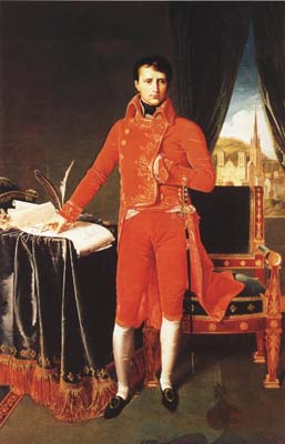 Jean Auguste Dominique Ingres Napoleon Bonaparte in the Uniform of the First Consul (mk04)